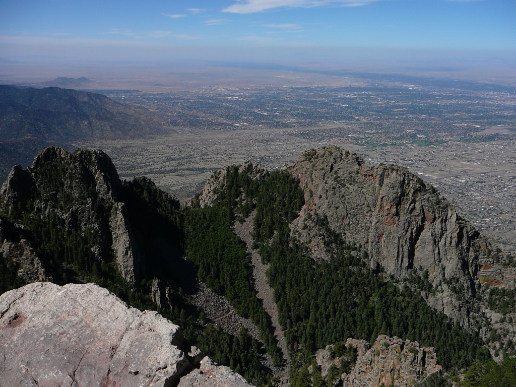 Near the top of Sandia Crest on the La Luz trail in Albuquerque, NM.